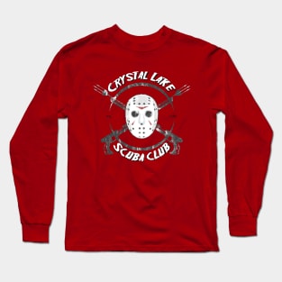 Friday the 13th - Crystal Lake Scuba Club Long Sleeve T-Shirt